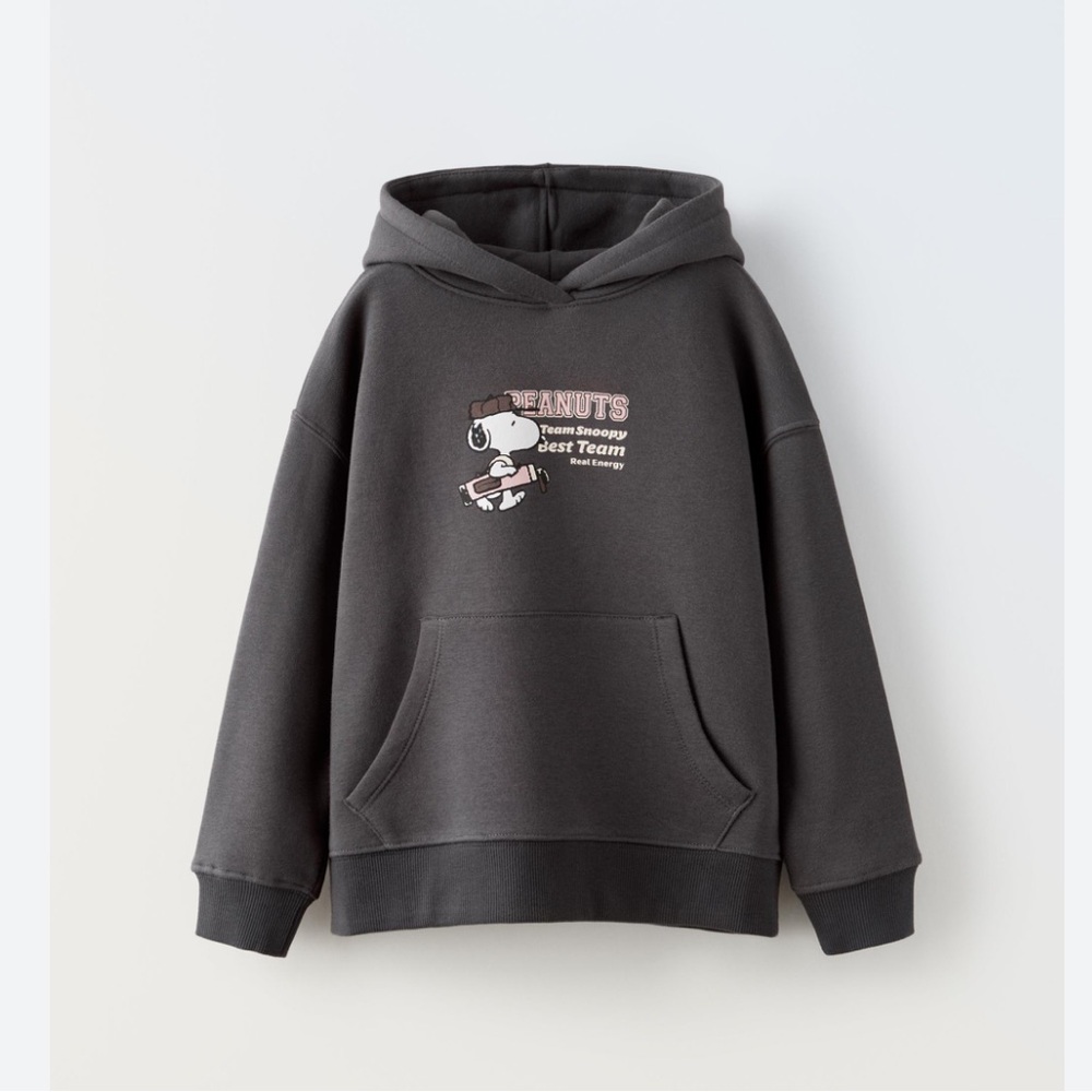Zara Kids Snoopy Peanuts Hoodie Sweatshirt